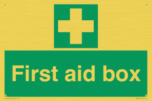 first aid box
